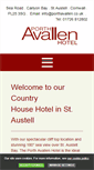 Mobile Screenshot of porthavallen.co.uk